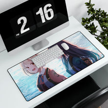 Load image into Gallery viewer, Lycoris Recoil Takina Inoue, Chisato Nishikigi Mouse Pad (Desk Mat) With Laptop
