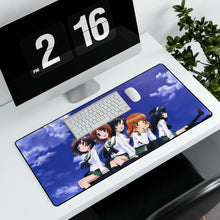 Load image into Gallery viewer, Girls und Panzer Mouse Pad (Desk Mat) With Laptop
