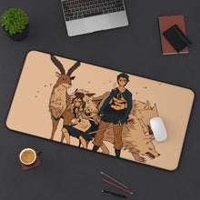 Load image into Gallery viewer, Princess Mononoke Ashitaka Mouse Pad (Desk Mat) On Desk
