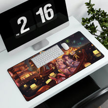 Load image into Gallery viewer, Anime Girls, Kimono, Festival, Night, Fireworks, Honkai Impact 3rd, Mouse Pad (Desk Mat)
