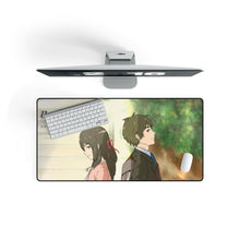 Load image into Gallery viewer, Your Name. Mouse Pad (Desk Mat) On Desk
