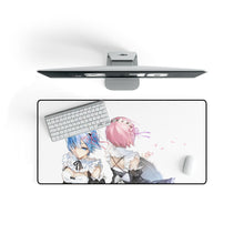 Load image into Gallery viewer, Ram, Rem Mouse Pad (Desk Mat) On Desk
