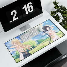 Load image into Gallery viewer, Is It Wrong to Try to Pick Up Girls in a Dungeon? Hestia Mouse Pad (Desk Mat) With Laptop
