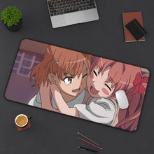 Load image into Gallery viewer, Misaka Mikoto - shirai kuroko to aru kagaku no railgun Mouse Pad (Desk Mat) On Desk
