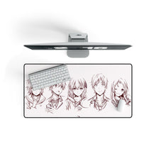 Load image into Gallery viewer, Gamers! Karen Tendou, Chiaki Hoshinomori, Aguri, Keita Amano, Tasuku Uehara Mouse Pad (Desk Mat) On Desk
