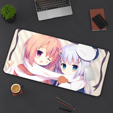 Load image into Gallery viewer, Is The Order A Rabbit? Mouse Pad (Desk Mat) On Desk
