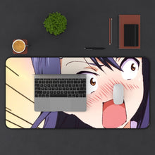 Load image into Gallery viewer, Aho Girl Mouse Pad (Desk Mat) With Laptop
