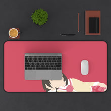 Load image into Gallery viewer, Nichijō Mouse Pad (Desk Mat) With Laptop
