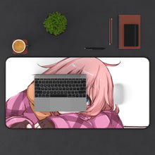 Load image into Gallery viewer, Laid-Back Camp Mouse Pad (Desk Mat) With Laptop
