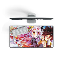 Load image into Gallery viewer, Sora and Shiro Mouse Pad (Desk Mat) On Desk
