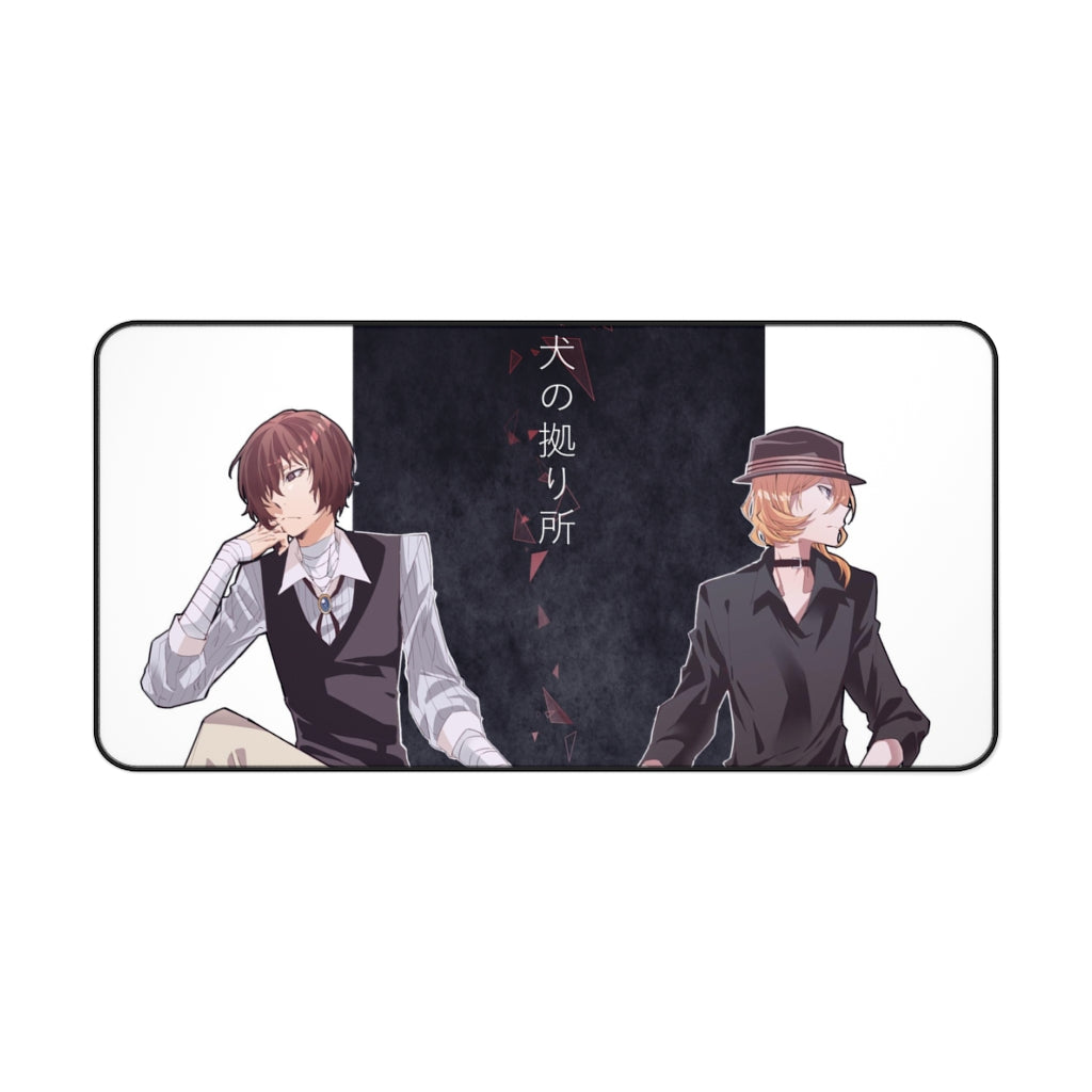 Bungou Stray Dogs Osamu Dazai, Chuuya Nakahara Mouse Pad (Desk Mat)