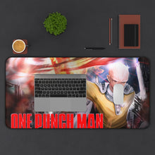Load image into Gallery viewer, Saitama Mouse Pad (Desk Mat) With Laptop
