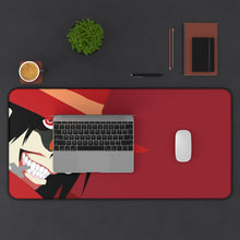 Load image into Gallery viewer, Hellsing Alucard Mouse Pad (Desk Mat) With Laptop

