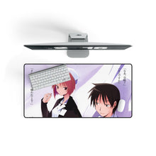 Load image into Gallery viewer, Hanbun no Tsuki ga Noboru Sora Mouse Pad (Desk Mat) On Desk

