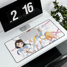 Load image into Gallery viewer, Nisekoi Chitoge Kirisaki, Kosaki Onodera Mouse Pad (Desk Mat) With Laptop
