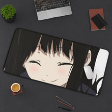Load image into Gallery viewer, Eru Chitanda Smiling face Mouse Pad (Desk Mat) On Desk
