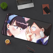 Load image into Gallery viewer, Komi Can&#39;t Communicate Komi Shouko, Tadano Hitohito Mouse Pad (Desk Mat) On Desk
