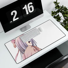 Load image into Gallery viewer, Mirai Nikki Tsubaki Kasugano Mouse Pad (Desk Mat) With Laptop
