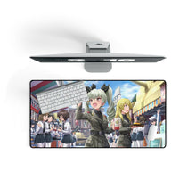 Load image into Gallery viewer, Girls und Panzer Mouse Pad (Desk Mat) On Desk
