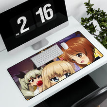 Load image into Gallery viewer, Girls und Panzer Mouse Pad (Desk Mat) With Laptop
