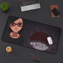Load image into Gallery viewer, uchiha sarada Mouse Pad (Desk Mat) On Desk
