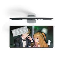 Load image into Gallery viewer, Death Note Light Yagami, Misa Amane Mouse Pad (Desk Mat) On Desk
