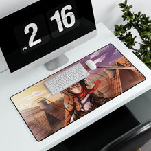 Load image into Gallery viewer, Anime Attack On Titan Mouse Pad (Desk Mat) With Laptop
