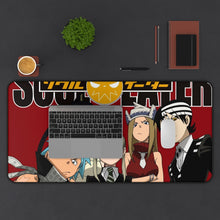 Load image into Gallery viewer, Soul Eater Mouse Pad (Desk Mat) With Laptop
