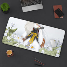 Load image into Gallery viewer, InuYasha Mouse Pad (Desk Mat) On Desk
