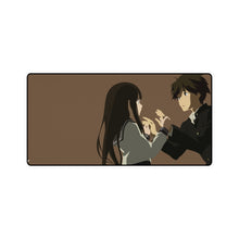 Load image into Gallery viewer, Eru Chitanda  And  Hōtarō Oreki Holding hands Mouse Pad (Desk Mat)
