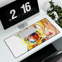 Load image into Gallery viewer, Goku logo Mouse Pad (Desk Mat) With Laptop
