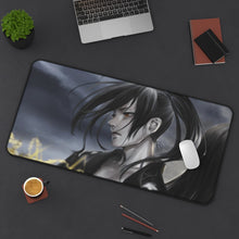 Load image into Gallery viewer, Hyakkimaru and Mio Mouse Pad (Desk Mat) On Desk
