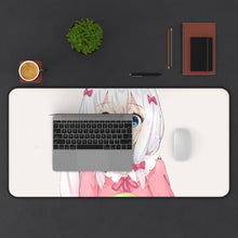 Load image into Gallery viewer, EroManga-Sensei Mouse Pad (Desk Mat) With Laptop
