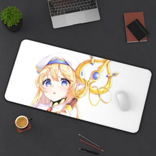 Load image into Gallery viewer, Goblin Slayer Goblin Slayer, Priestess Mouse Pad (Desk Mat) On Desk
