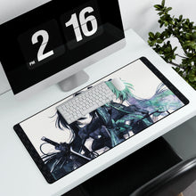 Load image into Gallery viewer, Black Rock Shooter and Hatsune Miku Mouse Pad (Desk Mat) With Laptop
