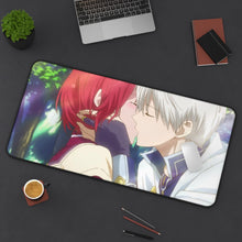 Load image into Gallery viewer, Zen and Shirayuki Mouse Pad (Desk Mat) On Desk
