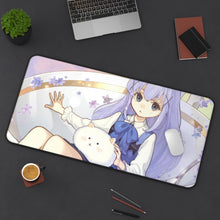 Load image into Gallery viewer, Is The Order A Rabbit? Mouse Pad (Desk Mat) On Desk
