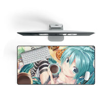 Load image into Gallery viewer, Hatsune Miku Mouse Pad (Desk Mat) On Desk
