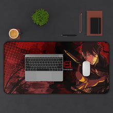 Load image into Gallery viewer, Darker Than Black Hei Mouse Pad (Desk Mat) With Laptop
