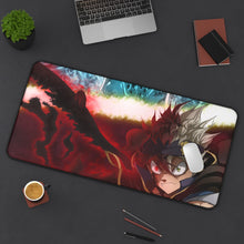 Load image into Gallery viewer, Black Clover Asta Mouse Pad (Desk Mat) On Desk
