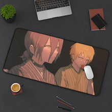 Load image into Gallery viewer, Chainsaw Man Mouse Pad (Desk Mat) On Desk
