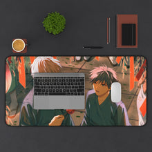 Load image into Gallery viewer, Satoru Gojo Megumi Fushiguro Mouse Pad (Desk Mat) With Laptop
