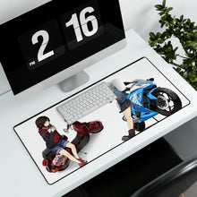 Load image into Gallery viewer, White Rose Mouse Pad (Desk Mat)
