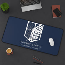 Load image into Gallery viewer, Anime Attack On Titan Mouse Pad (Desk Mat) On Desk

