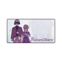 Load image into Gallery viewer, Mirai Nikki Yuno Gasai, Yukiteru Amano Mouse Pad (Desk Mat)
