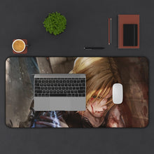 Load image into Gallery viewer, Anime FullMetal Alchemist Mouse Pad (Desk Mat) With Laptop
