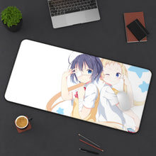 Load image into Gallery viewer, Love, Chunibyo &amp; Other Delusions Rikka Takanashi, Sanae Dekomori Mouse Pad (Desk Mat) On Desk
