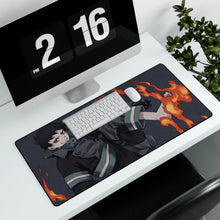 Load image into Gallery viewer, Shinra Kusakabe, Flames, Fire Force, Anime, Mouse Pad (Desk Mat)

