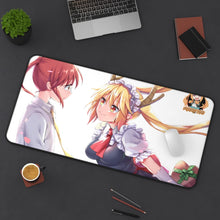 Load image into Gallery viewer, Miss Kobayashi&#39;s Dragon Maid Kobayashi, Kobayashi San Chi No Maid Dragon, Tohru Mouse Pad (Desk Mat) On Desk
