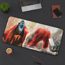 Load image into Gallery viewer, Jinbe (One Piece) Mouse Pad (Desk Mat) On Desk

